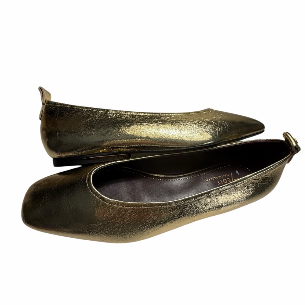 27 Edit Naturalizer Pair of Women's Carla Ballet Flats Dark Gold 9.5 W